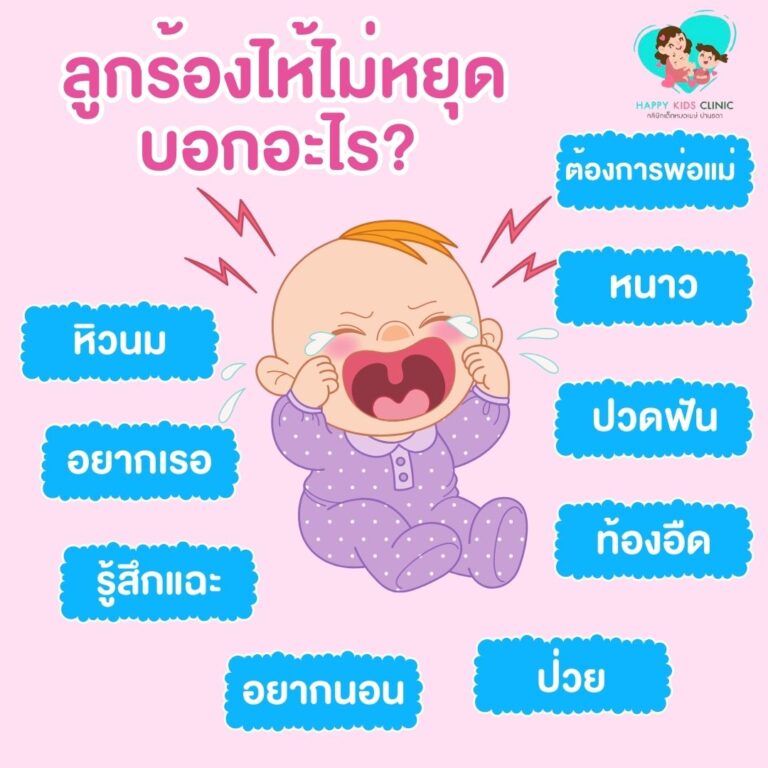 ลูกร้องไห้ไม่หยุด